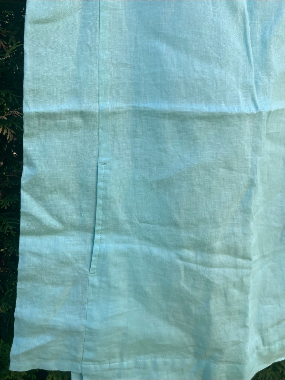 J. Jill Aqua Linen Top - Picture 4 of 8
